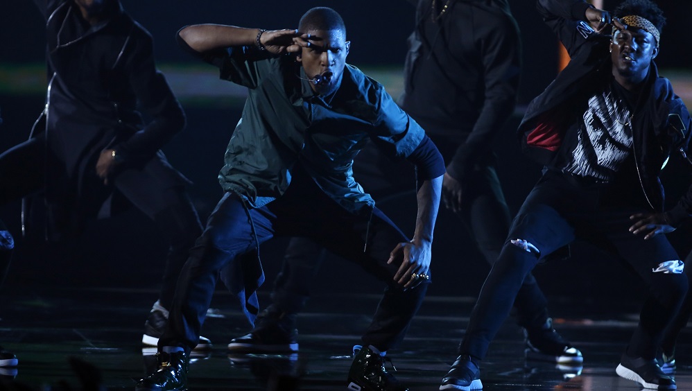 Singer Usher performs “No Limit” at the 2016 BET Awards in Los Angeles