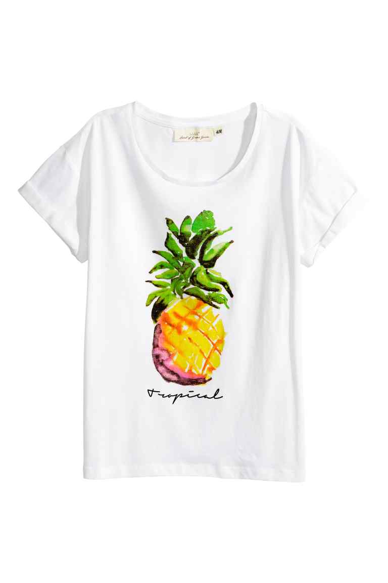 T-shirt ananás, H&M, €9,99