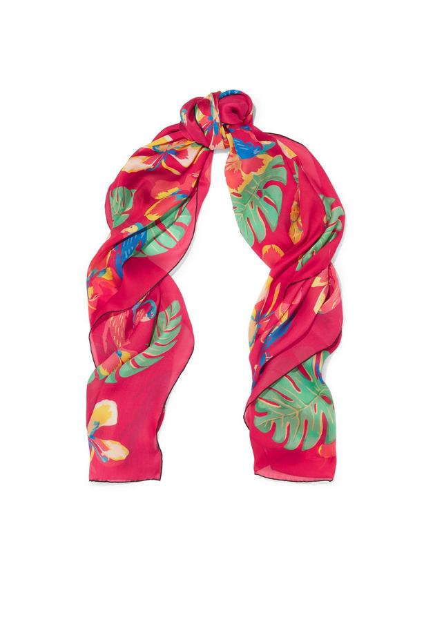 Tropical Dream printed silk scarf Valentino, net a porter, €360 (silk)