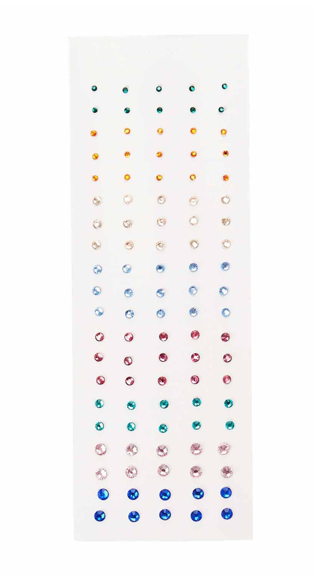 100 Pack Brightly Colored Body Gems, Claire’s, €6,12
