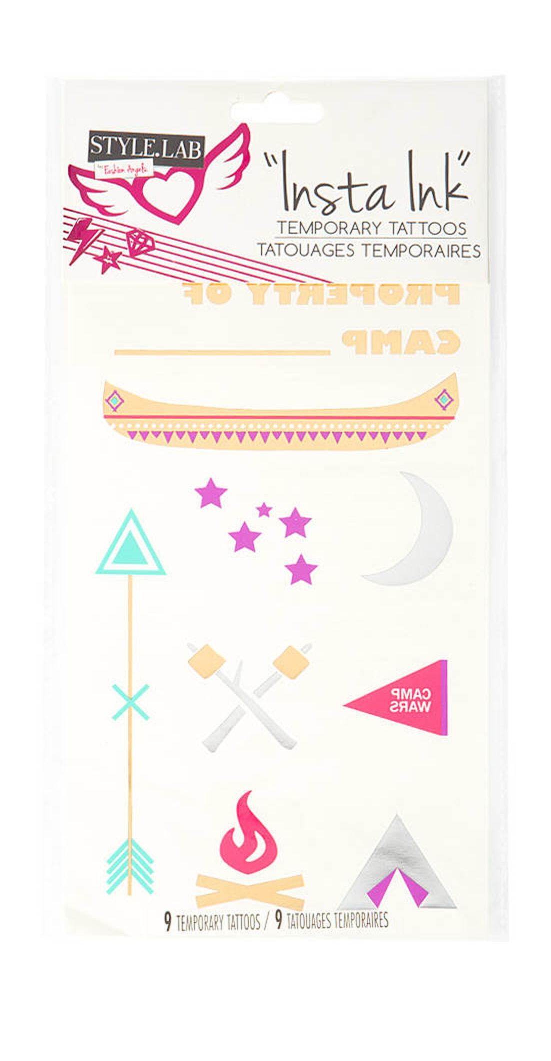 Insta Ink Camp Temporary Tattoos, Claire’s, €10,50