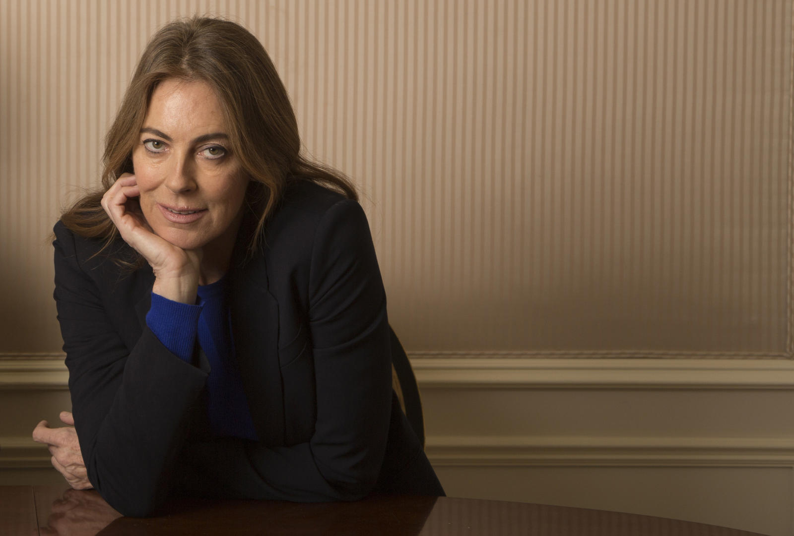 Director Kathryn Bigelow poses for her new film 'Zero Dark Thirty' in New York