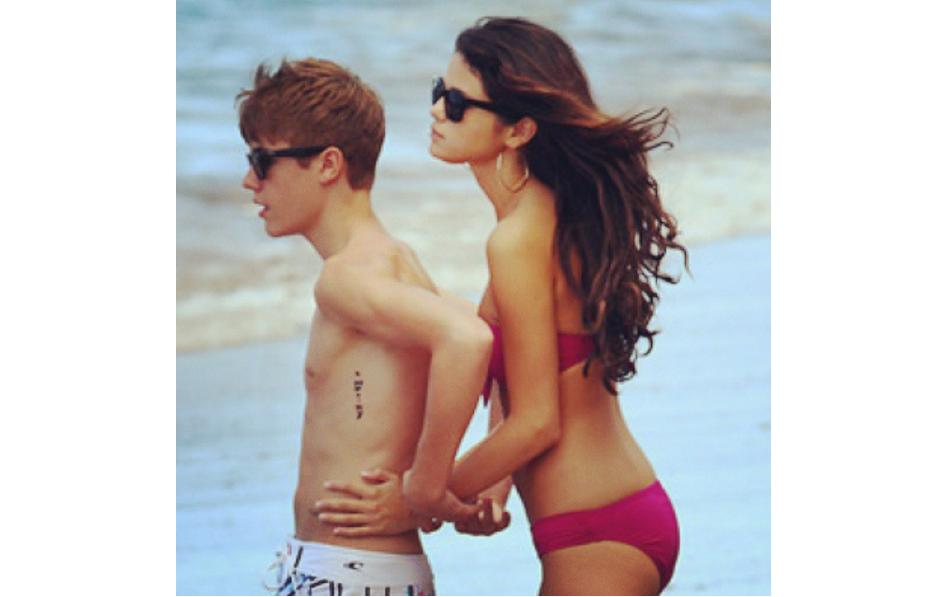 10 Selena e Bieber