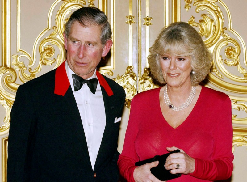 Britain’s Prince Charles and Camilla Parker Bowles are seen as they make their first public appearan..