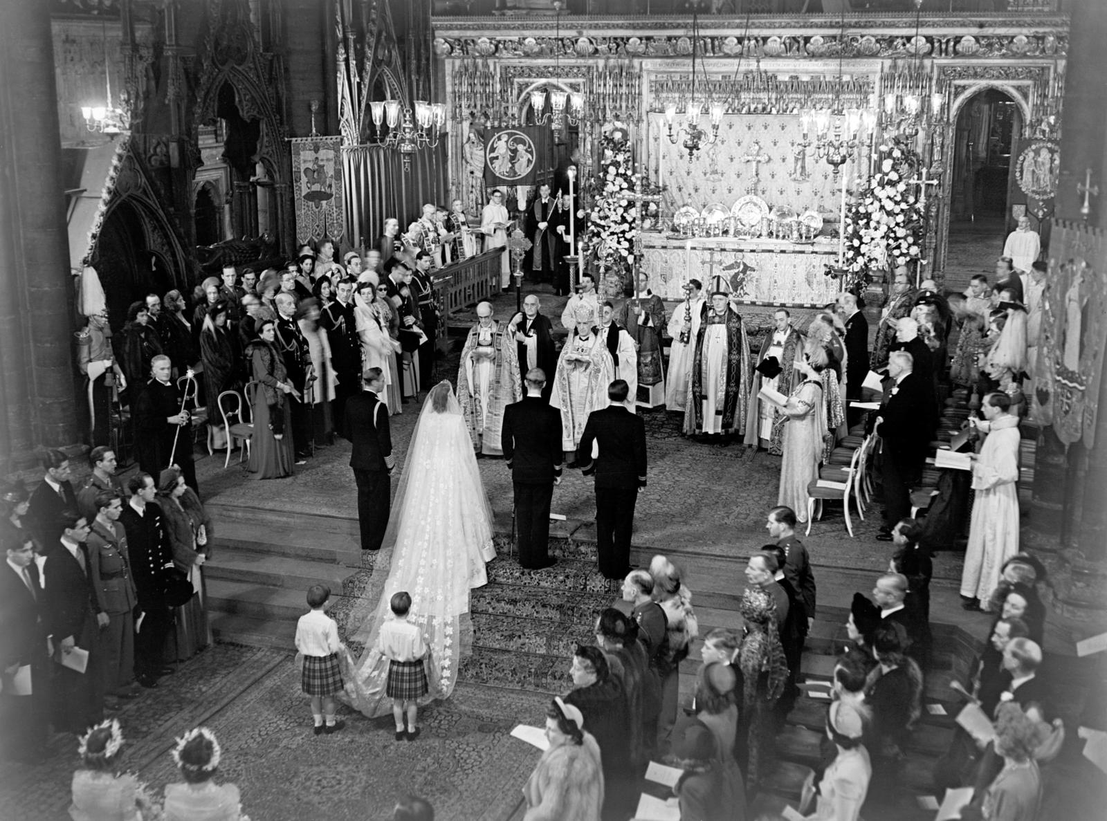 Royalty – Princess Elizabeth and The Duke of Edinburgh Wedding – Westminster Abbey