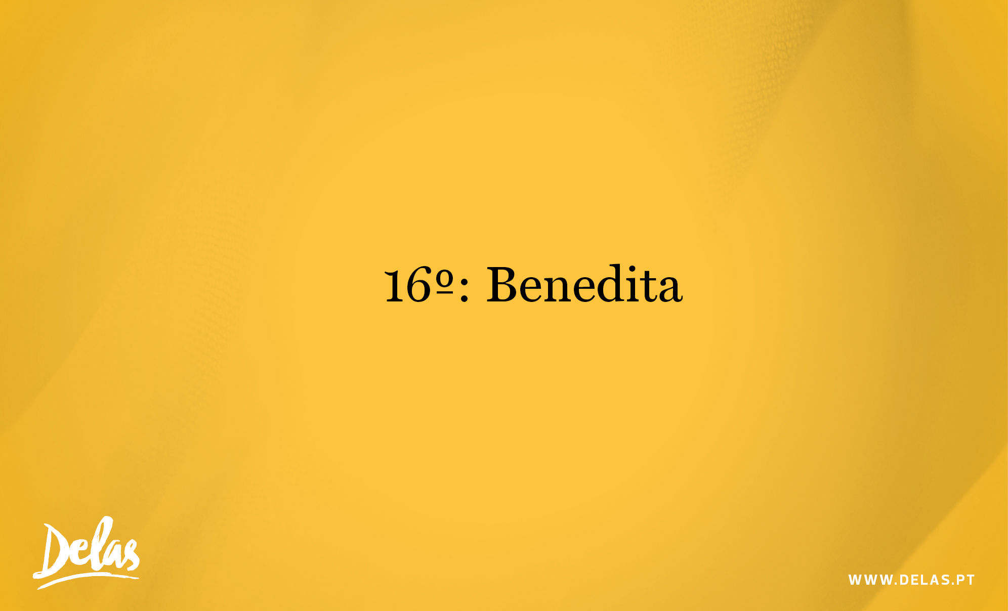 16 Benedita