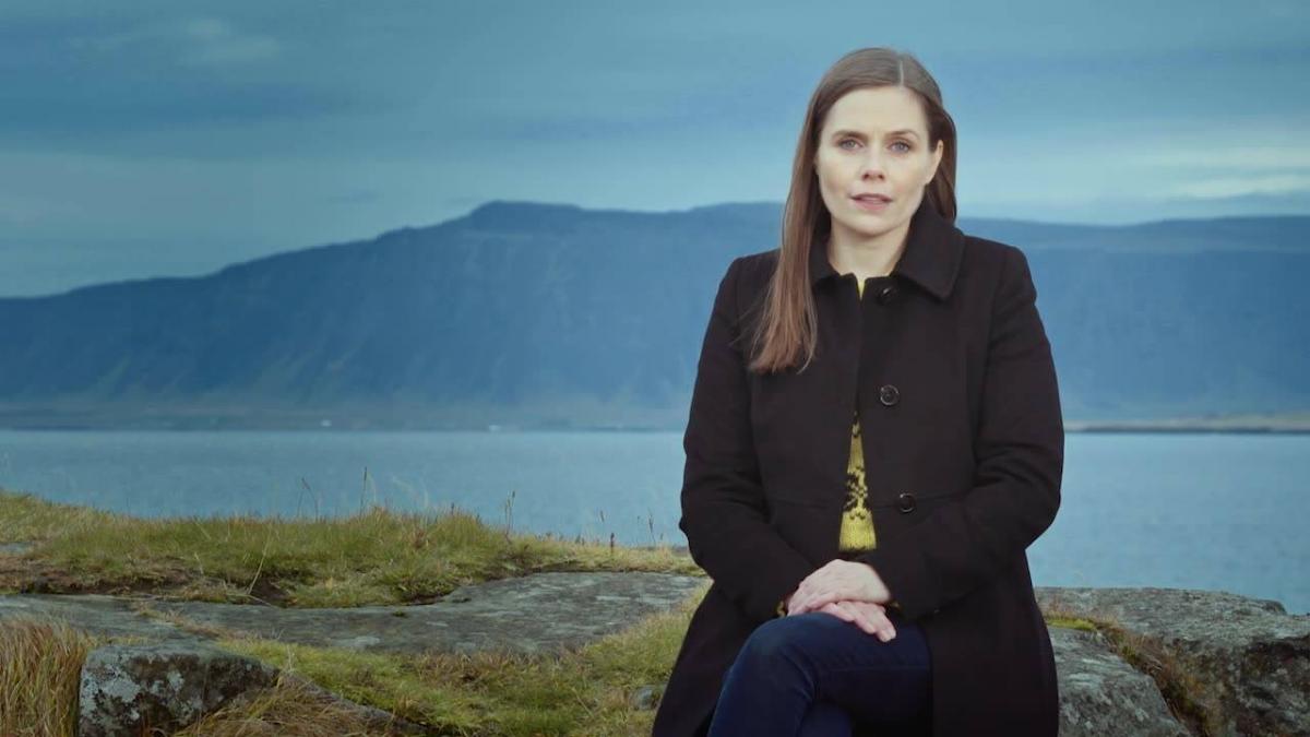 Primeira ministra islandesa Katrín Jakobsdóttir [Fotografia: Facebook]