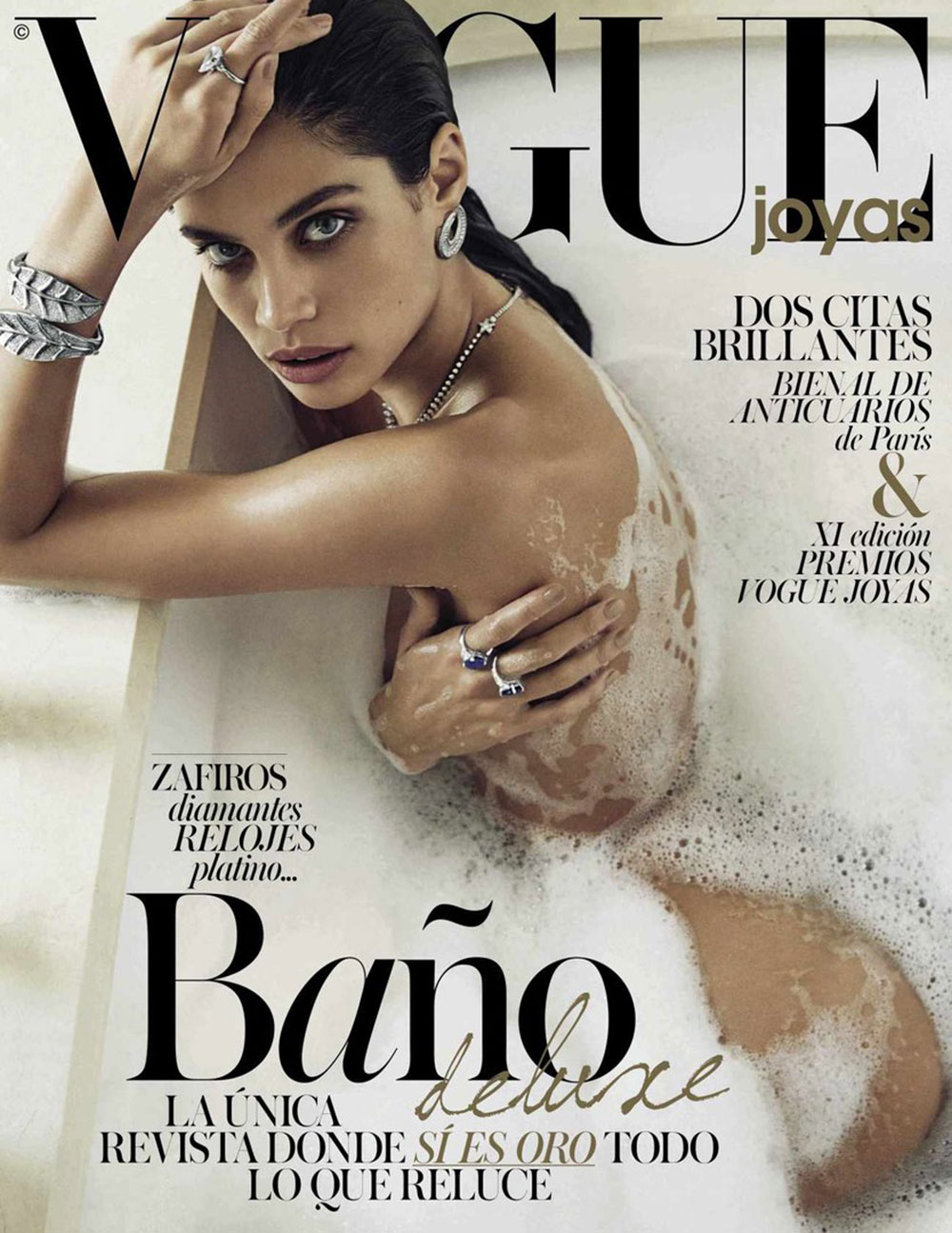 SARA SAMPAIO on the Cover Vogue Joyas Magazine