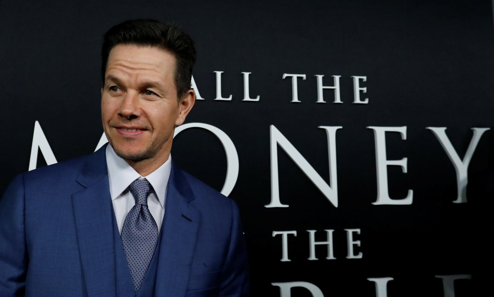 Cast member Wahlberg poses at the premiere for “All the Money in the World” in Beverly Hills