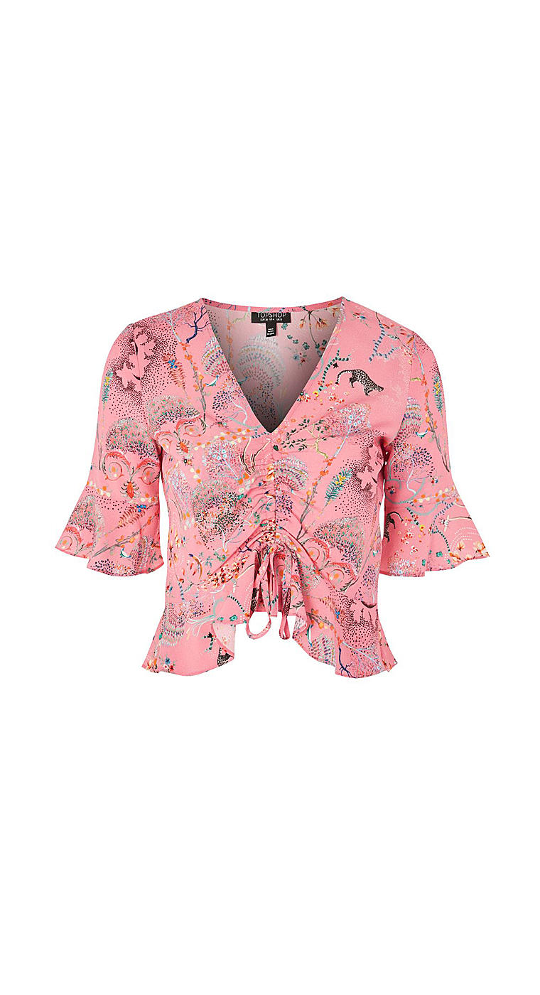 Ruched-Front-Magical-Print-Top,-Topshop,-€20-(antes-€40)