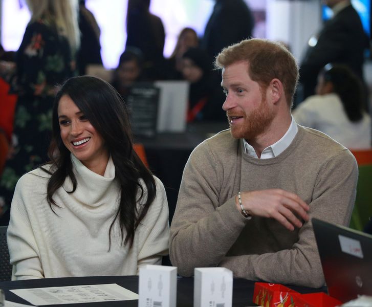 Britain’s Prince Harry and his fiancee Meghan Markle attend an event at Millennium Point to celebrate International Women’s Day in Birmingham