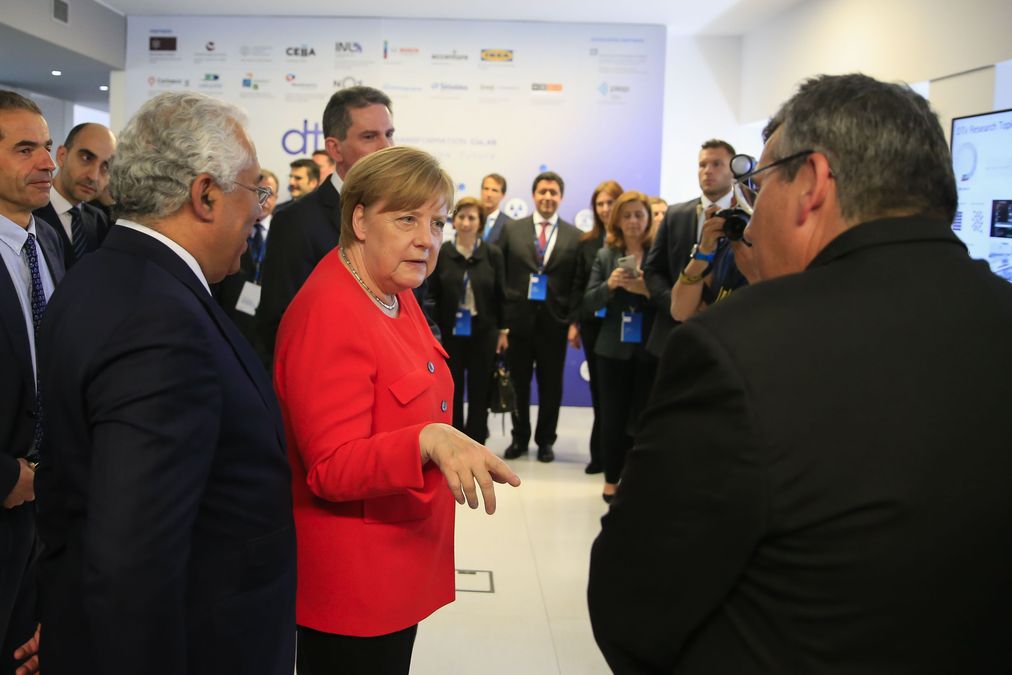Visita de Angela Merkel à Bosch em Braga