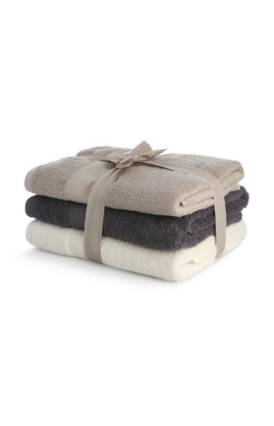 Kimball-2529506-3Pk Bath Towel Bale stone, ROI J, FRIT J, IB J, EU15, PS12 WK 272018