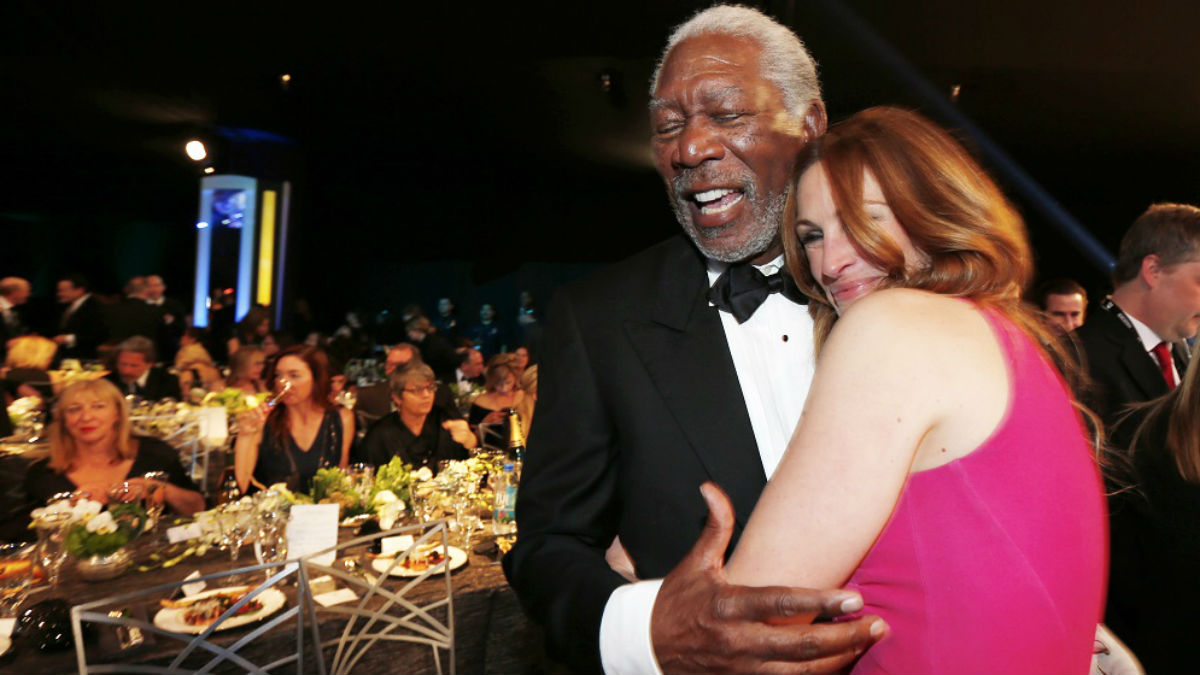 Morgan Freeman e Julia Roberts