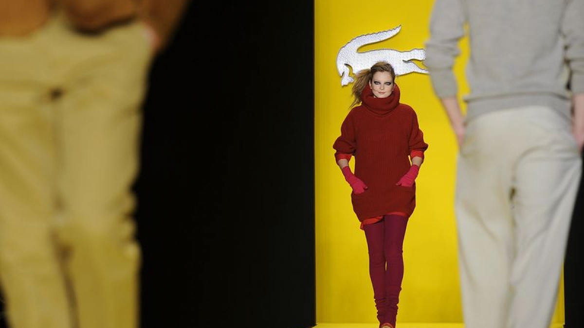 Models present creations from the Lacoste Fall 2010 collection during New York Fashion Week