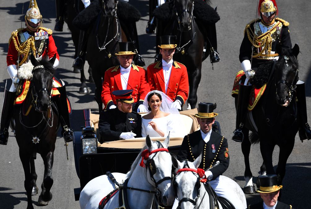 Prince Harry, Queen Elizabeth’s grandson, marries U.S. actress Meghan Markle in Windsor
