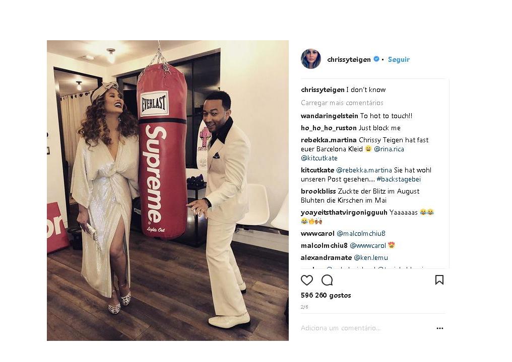 Chrissy Teigen e John Legend, Instagram chrissyteigen