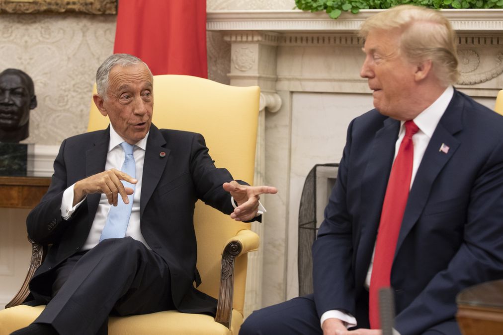 US President Donald J. Trump meets with the President of Portugal Marcelo Rebelo de Sousa