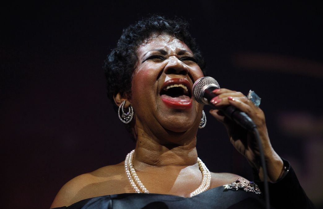 Singer Aretha Franklin performs at the Candie’s Foundation 10th anniversary Event to Prevent benefit New York