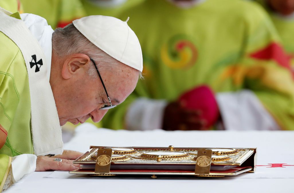 Pope Francis leads the World Meeting of Families closing mass in Phoenix Park