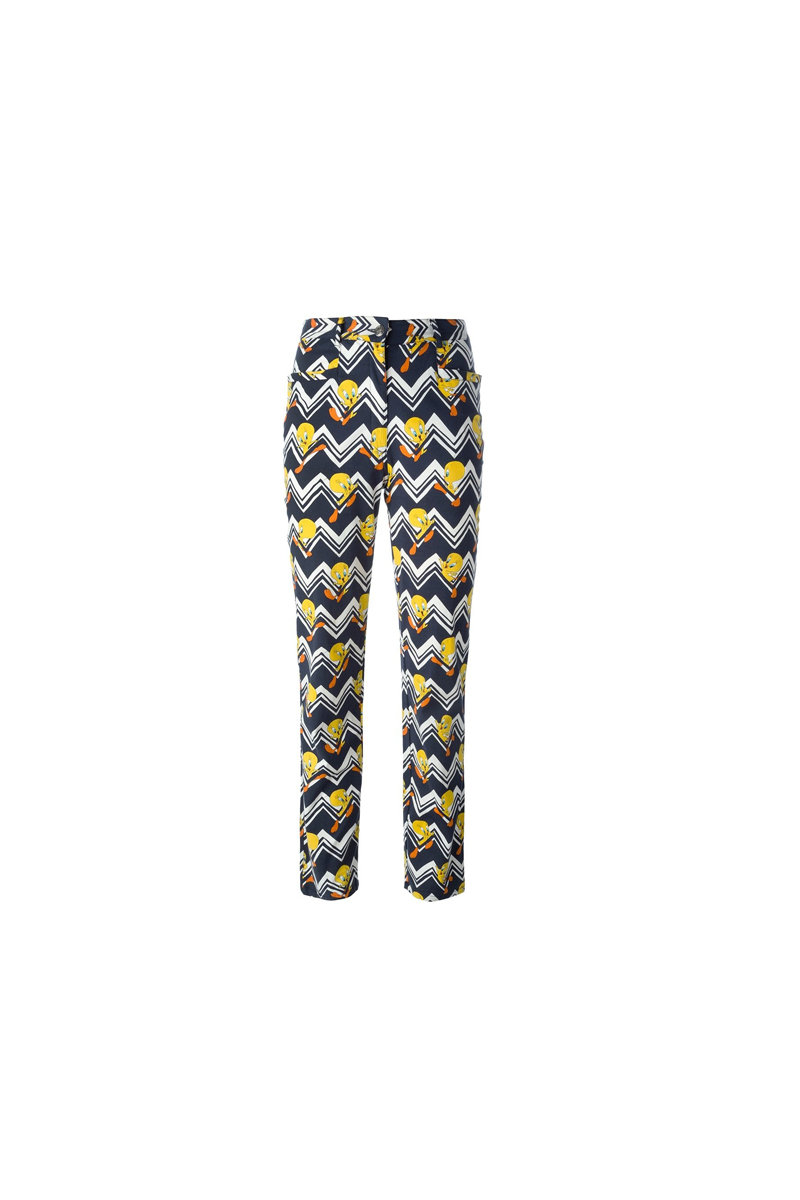 Tweetie-Pie’-printed-trousers-Jc-De-Castelbajac-Vintage,-Farfetch,-€349
