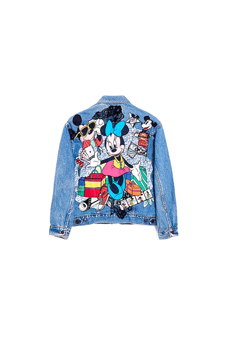 Urban-Renewal-Vintage-One-of-a-Kind-Levi’s-Custom-Minnie-Mouse-Denim-Jacket,-Urban-Outfitters,-€159—costas