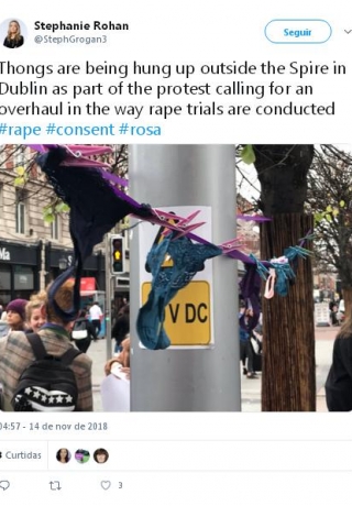 tangas protesto irlanda