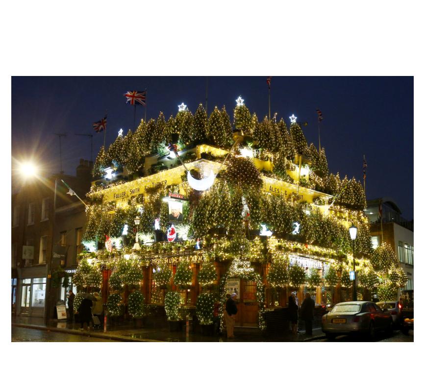The Churchill Arms pub is decorated with Christmas trees, in Notting Hill, London, Britain November 28, 2018.REUTERSHenry Nicholls
