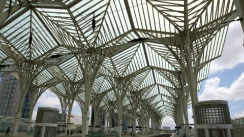 Gare do Oriente, em Lisboa [Fotografia: Leonardo Negrão/Global Imagens]