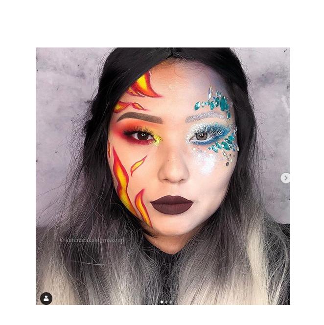 Instagram @karenarakaki_makeup