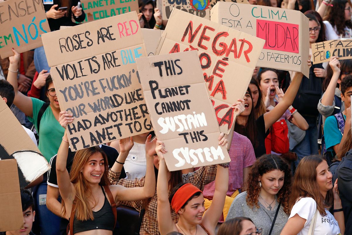 Students strike in protest of political inaction on climate change