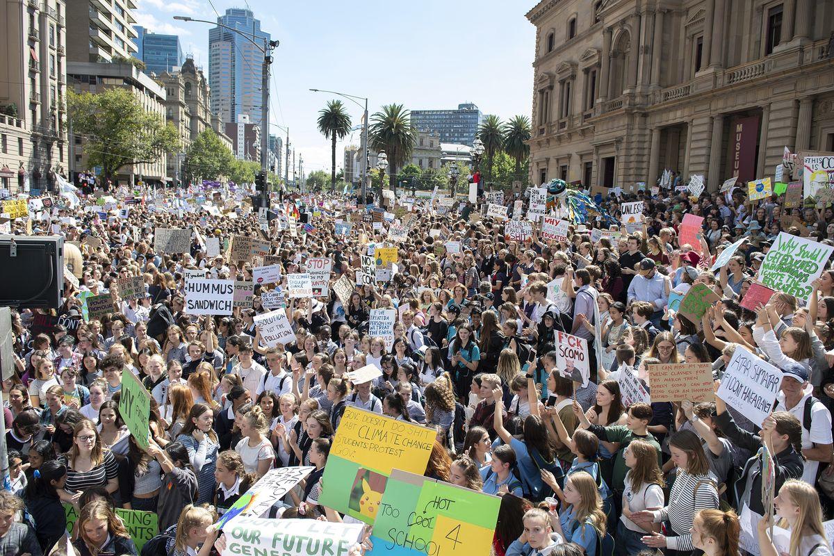 School Strike For Climate in Melbourne
