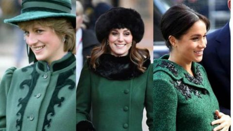 Diana de Gales, Kate Middleton e Meghan Markle Instgram