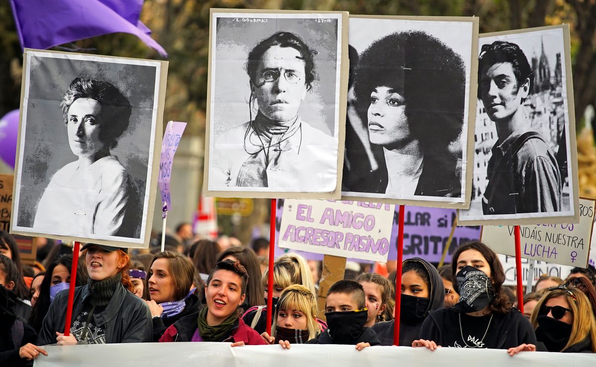 Demonstration on International Women’s Day in Madrid