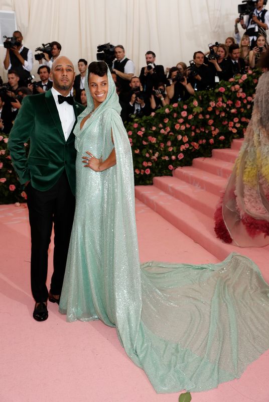 Metropolitan Museum of Art Costume Institute Gala – Met Gala – Camp: Notes on Fashion- Arrivals – New York City, U.S. – May 6, 2019 – Swizz Beats and Alicia Keys