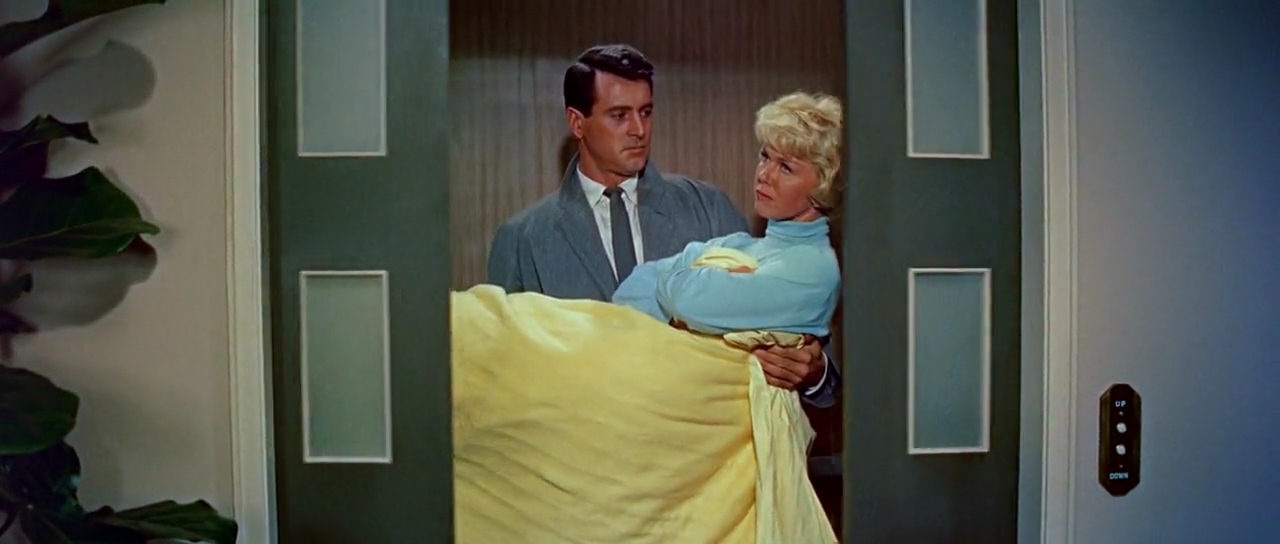 Doris Day and Rock Hudson in Pillow Talk (1959)