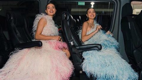 Victoria e Cristina Iglesias, filhas do cantor Julio Iglesias, marcaram presença na MET Gala 2019 [Fotografia: Instagram]