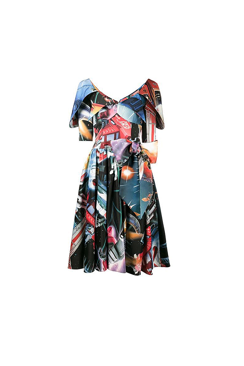 Space-print-dress,-Moschino,-Farfetch,-€689