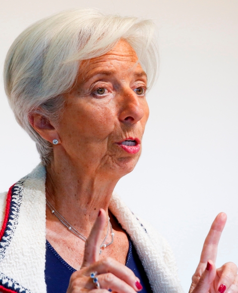 Christine Lagarde [Fotografia: Julien Warnand/EPA]