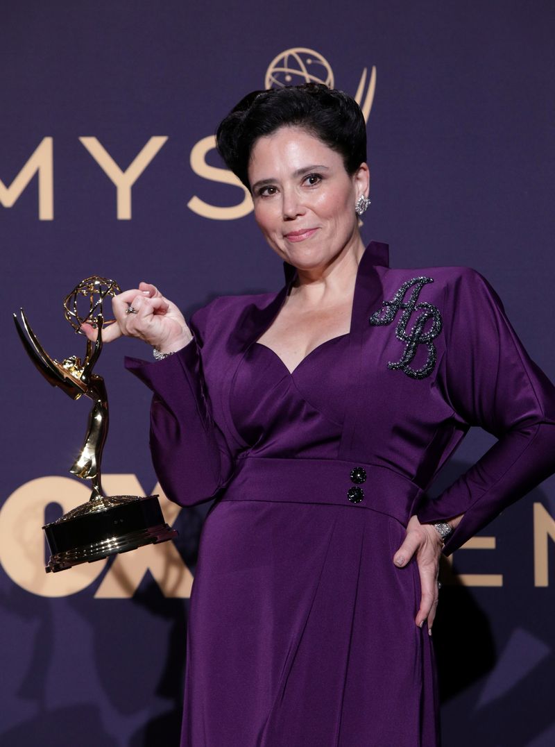 71st Primetime Emmy Awards – Photo Room  Los Angeles, California, U.S., September 22, 2019 – Alex Borstein poses backstage