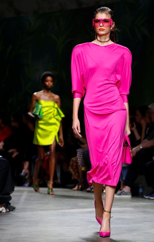 Versace Spring/Summer 2020 collection during fashion week in Milan
