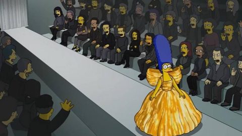 Balenciaga Simpsons Semana da Moda de Paris Marge