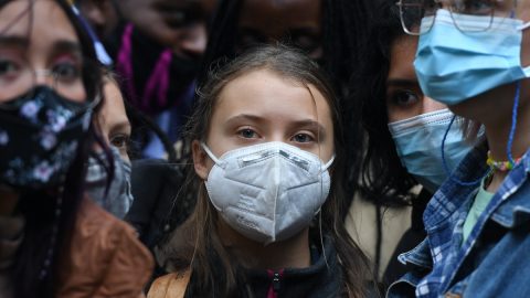 Greta Thunberg ativista COP26 protestos cimeira clima