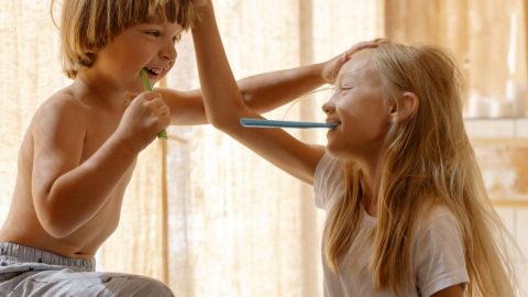 dentes crianças medicina higiene Oral