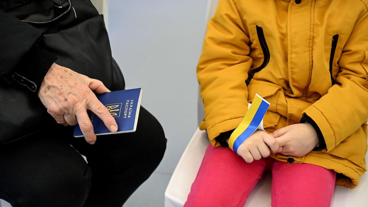 Ukrainian refugees get Covid-19 vaccination in Rome amid Covid pandemic