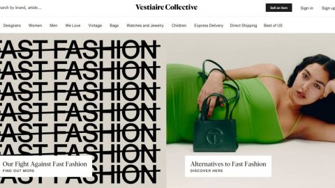 Fast fashion vestiaire Collection desperdício roupa em segunda mão