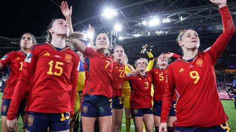 Vitória da seleção espanhola no Mundial Feminino de Futebol [Fotografia: FRANCK FIFE / AFP]