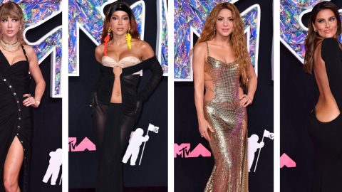 Taylor Swift, Anitta, Shakira e Nelly Furtado em noite de prémios VMA, da MTV prete bfilhos pele ousadia