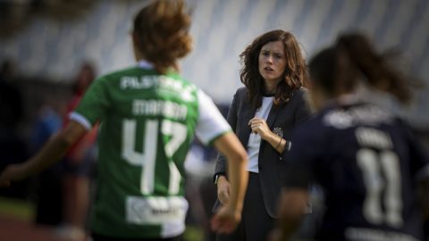 treinadora sporting Mariana Cabral Hermoso Rubiales