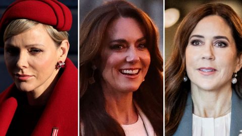 Prrincesa Charlene do Mónaco, Catherine Middleton, princesa de Gales, e Mary Donaldson, futura rainha consorte da Dinamarca gastos guarda roupa acessórios 2023